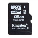 cartão de memória TransFlash Kingston de 16 GB